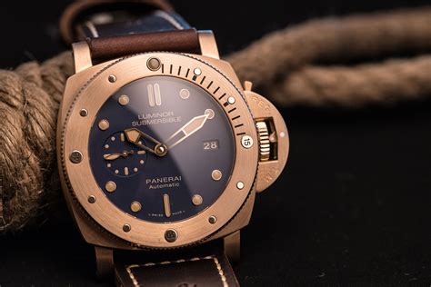 panerai bronzo blue dial